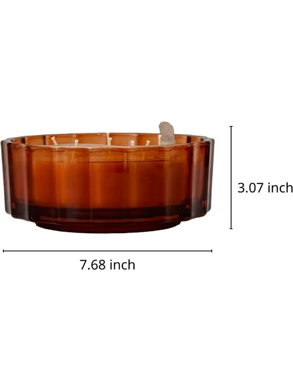 Large 32oz Hand-Poured Scented Candle - Sandalwood & Pistachio, 6 Wicks, Home